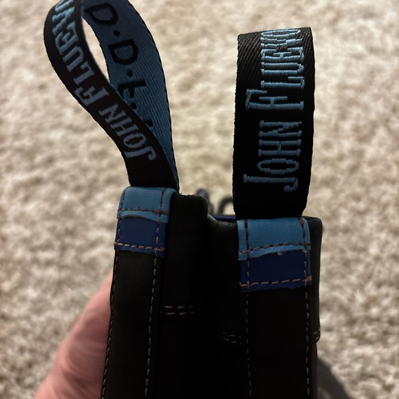 John Fluevog 240 Wagons Mateo oval  Toe Mens Black tie Hight  Boots US 10.5 - Picture 2 of 13